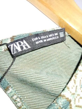 Vestido Zara Verde Talla L