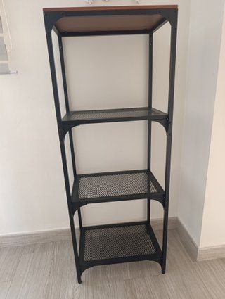 Conjunto Muebles Industrial: Cómoda y Estantería