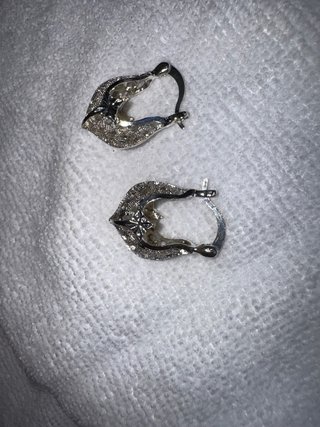 Pendientes Vintage Antiguos de Plata