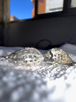 Pendientes Vintage Antiguos de Plata