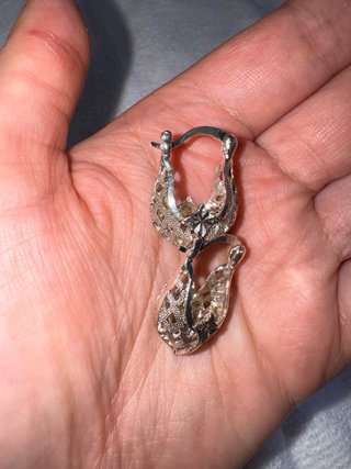Pendientes Vintage Antiguos de Plata