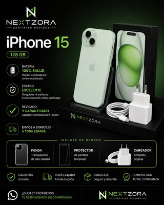 iPhone 15 - 128GB - Verde