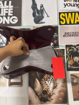 Bolso Diesel burdeos charol