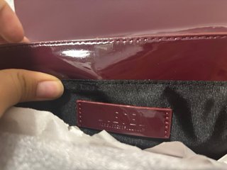 Bolso Diesel burdeos charol
