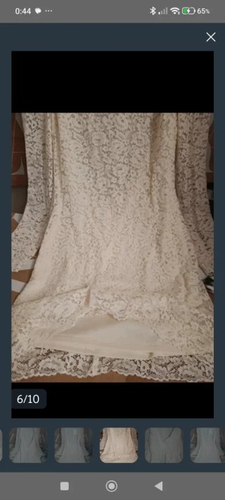 Vestido mini encaje Zara
