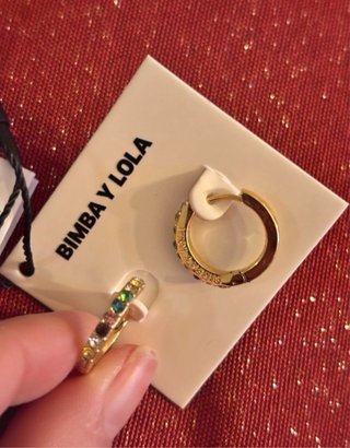 Pendientes Bimba y Lola dorados