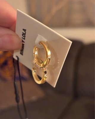 Pendientes Bimba y Lola dorados