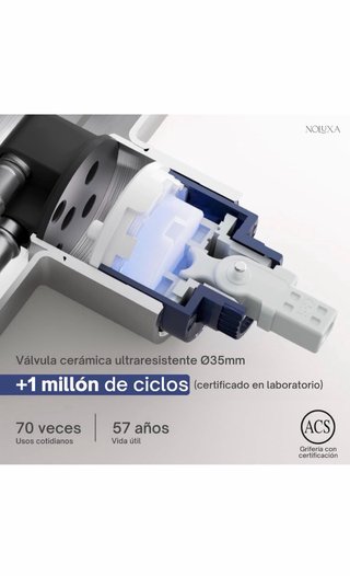 Grifo de cocina plateado