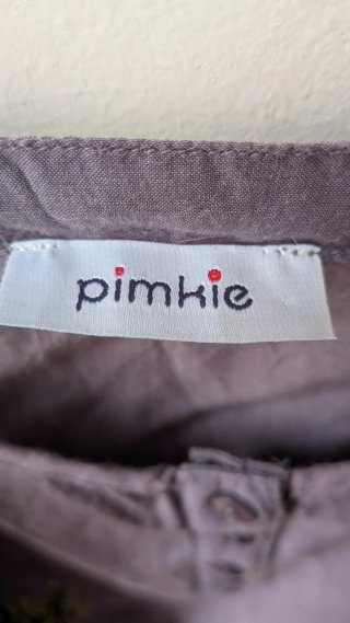 Top Pimkie Y2K Customizado Volantes Cintura Baja