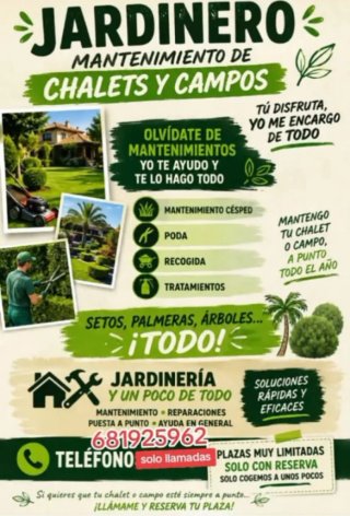 Jardineria y limpieza