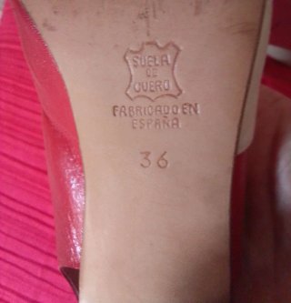 ZAPATOS PIEL ROJOS MUJER