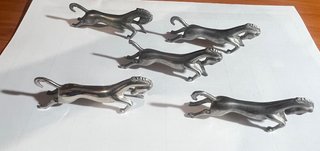 Reposacubiertos Caballo Vintage Metal Plata