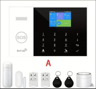 Kit Alarma Seguridad Hogar RFID SOS