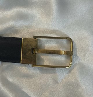 Cintura Giorgio Corregiari Pelle nera e Oro