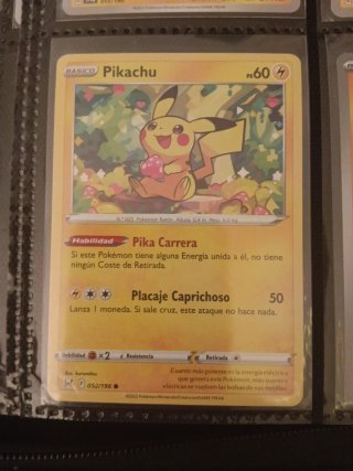 Cartas Pokémon Pikachu Pichu, raichu