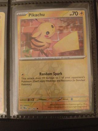 Cartas Pokémon Pikachu Pichu, raichu