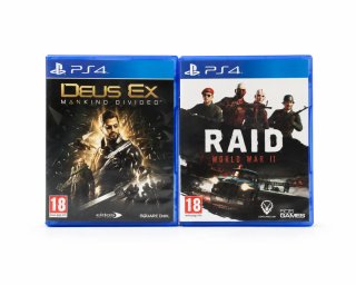 Juegos PS4 Deus Ex y Raid World War II