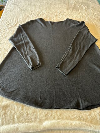 Jersey fino punto amplio negro