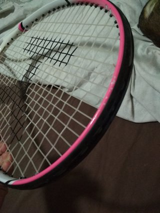 Raqueta de tenis K-Open rosa aluminio