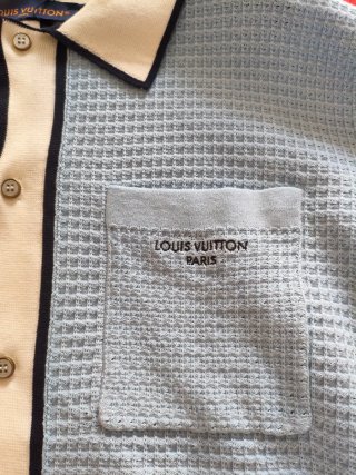 Camisa Louis Vuitton Azul Talla M