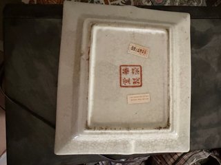 Cenicero porcelana diseño oriental