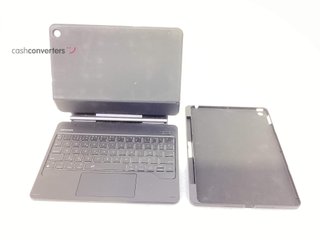 funda tablet dexnor diseño magnética flotante con trackpad retroiluminado bluetooth
