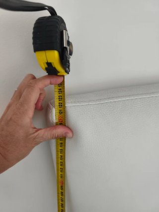 Cabecero moderno cama matrimonio blanco