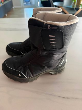 Botas de Nieve Quechua Negras