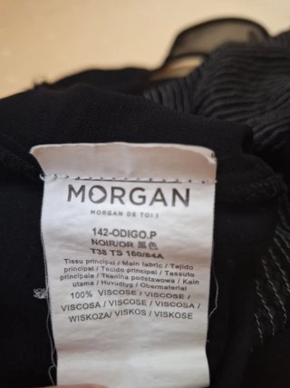 Top Morgan lentejuelas negro El Corte Inglés y2k
