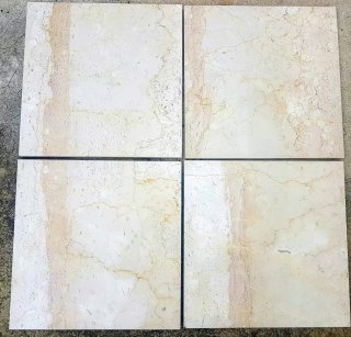 Baldosas de mármol travertino pulido