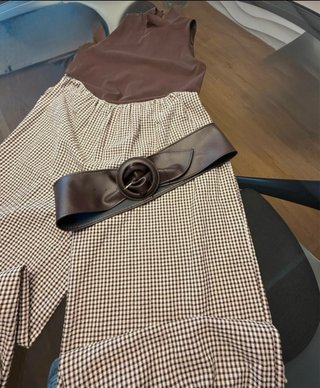 Mono Zara cuadros vichy T-S