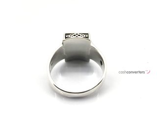 sello plata 925mm con piedra con cuarzo