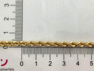 cadena oro 18k 25cm