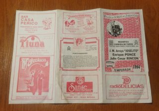 Cartel Corrida de Toros Zaragoza 1994