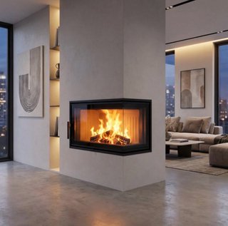 A.Caminetti Quattro 70 (12 kW) - Chimenea de Leña