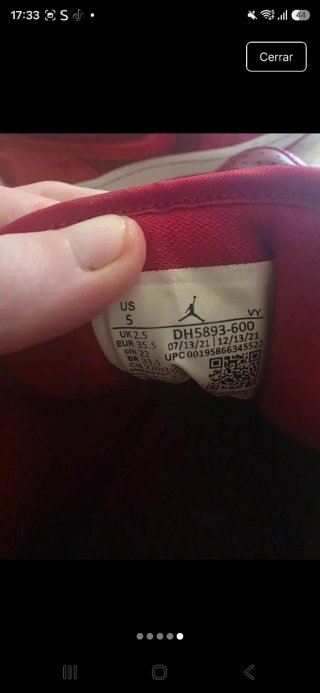 Zapatos Jordan Rojos