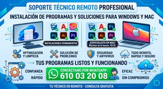 Reparación y Optimización de PC en Remoto