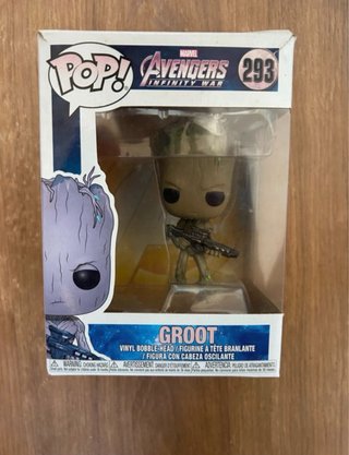 Lote Funko Pop Marvel: Groot, Thanos, Venomized Gr