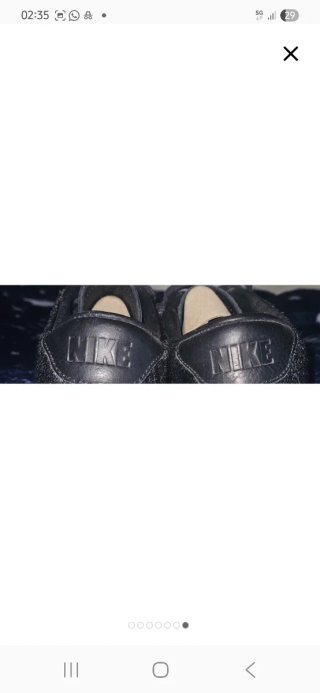 Sneakers Nike cavallino nero
