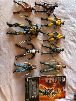 Lote Figuras Wolverine Marvel Legends 80th