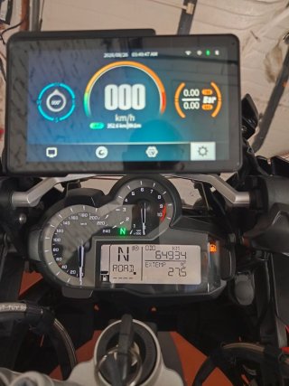 BMW R1200GS Roja y Plata