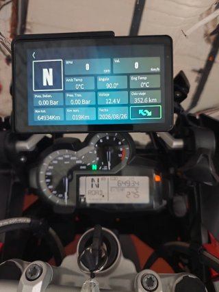 BMW R1200GS Roja y Plata