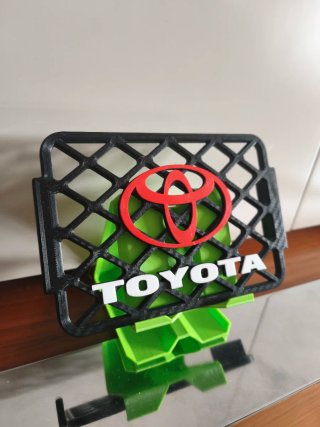 Rejilla Snorkel Toyota Negra y Roja