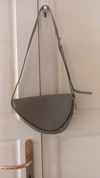 Borsa a tracolla donna grigia