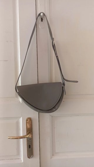Borsa a tracolla donna grigia
