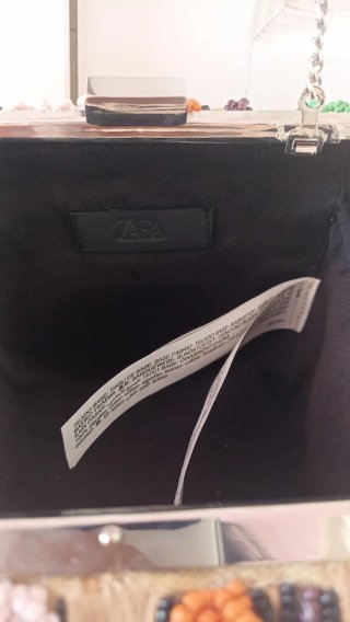 Borsa a mano fantasia multicolor