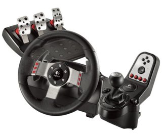Volante Logitech G25 con pedales y palanca