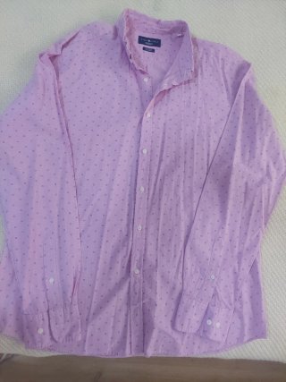Camisa Alvaro Moreno Rosa Talla XL. Actual.