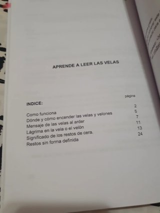 Aprende a leer las velas y velones