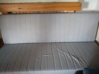 Sofá Cama Gris 2x1.40m